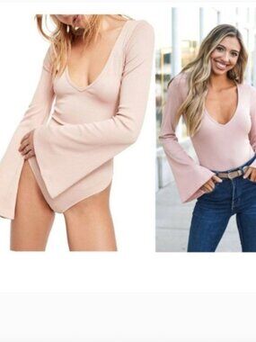 Intimately Free People Charli Bell Sleeve Bodysuit